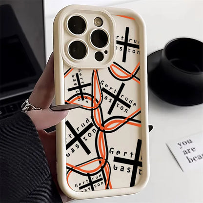 Fashion Luxury For Gertrudes Silicone Case For  iPhone