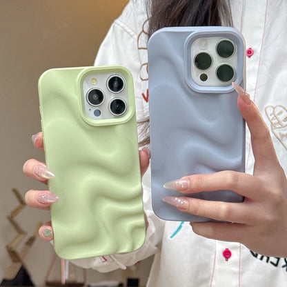 Fashion Mint Green Violet Fold Pattern Phone Case