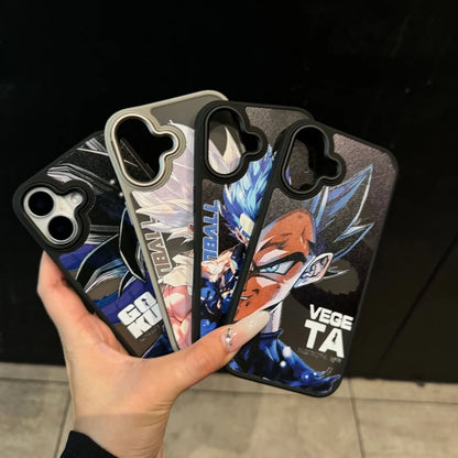 3D Dragon Ball Son Goku Vegeta Phone Case For iPhone