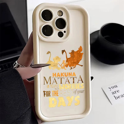 Disney The Lion King Hakuna Matata Phone Case For iPhone