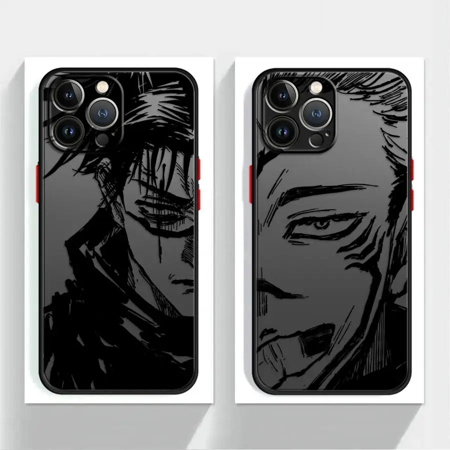 Anime Sukuna Jujutsus Kaisen Soft Cover Case For iPhone