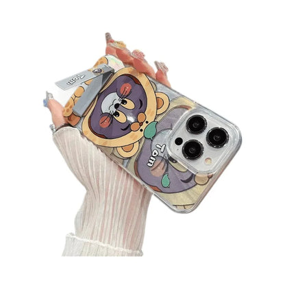 Couple Cat and Mouse Phone Case Compatible with iPhone