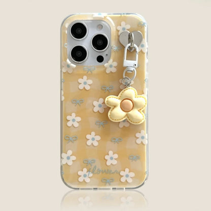 Cute Yellow Flower Pattern Phone Case For iPhone