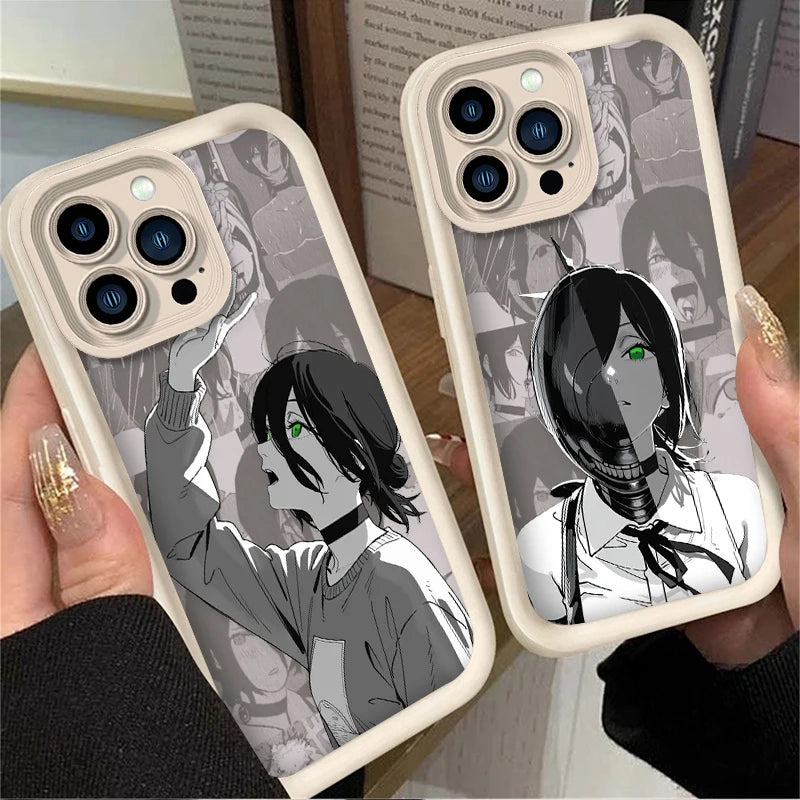 Anime Chainsaw Man Reze Phone Case For iPhone