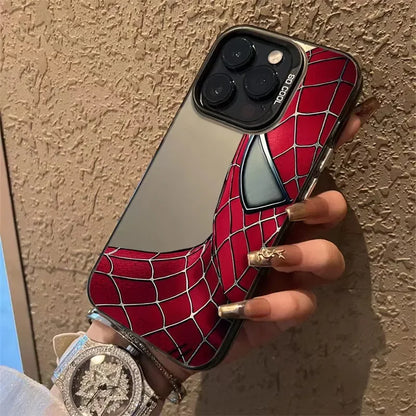 Marvel Spider Man Half Face Cool Phone Case For iPhone