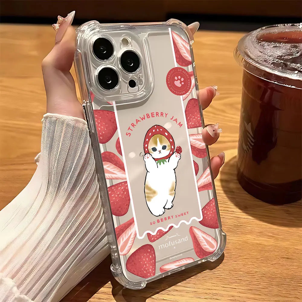 Mofusands Cat Phone Case For iPhone