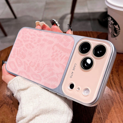 Matte Leopard Leather Phone Case For iPhone