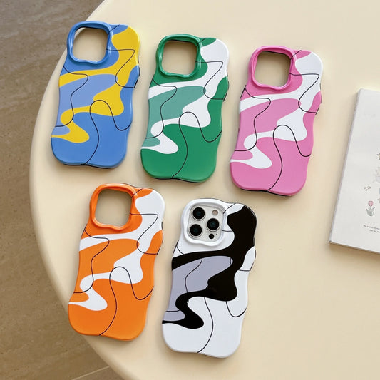 Stylish & Unique Various Colors Irregular Color Block Patterns Trendy Phone Case