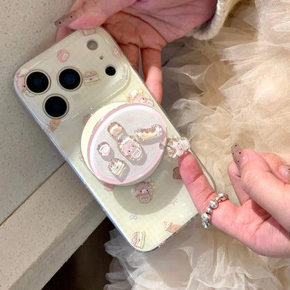 Kawaii Cute Sweet cake My Melody Magsafe Wireless Charge Case For iPhone