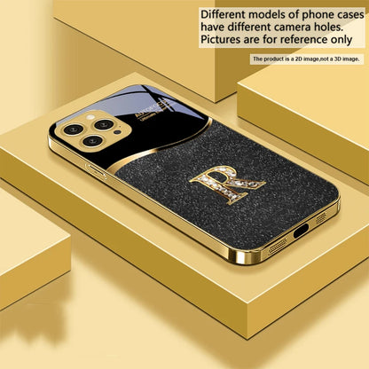 Golden Edged Letter R  For iPhone