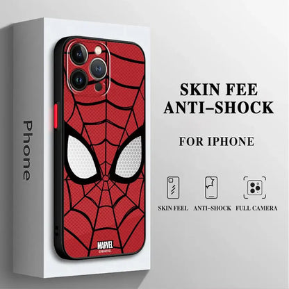 Hot Marvel Spider Man Cartoon Phone Case For iPhone