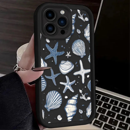 Ocean Starfish Seashell Case For iPhone