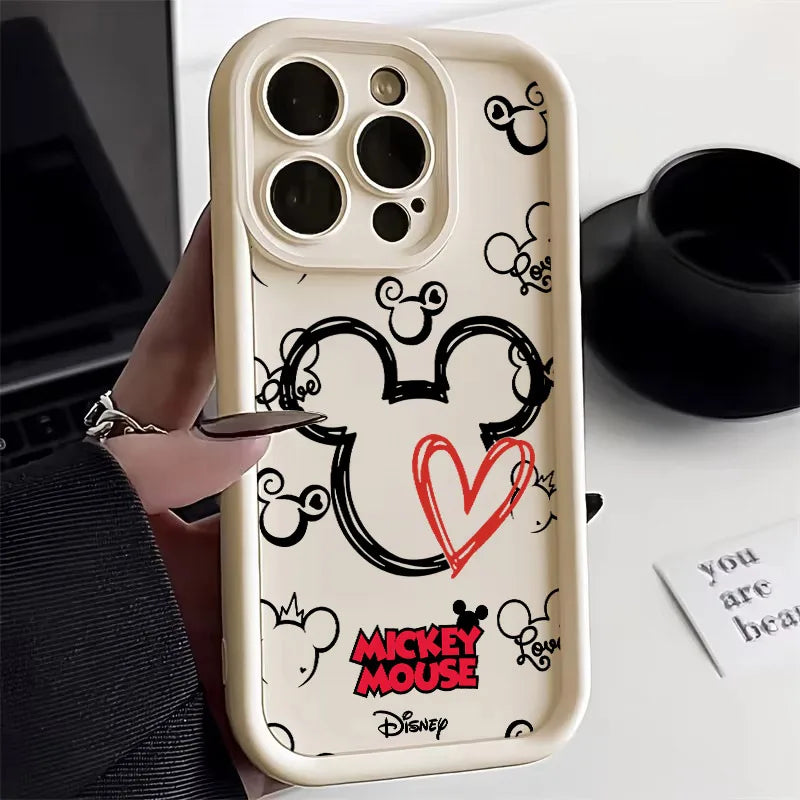 Mickey Minnie Love Disney Mouse Phone Case For iPhone