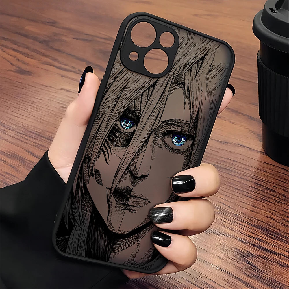 Luxury Attack On Titan Hot Anime Phone Case For iPhone