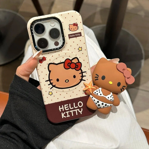 Korean New Cute Cartoon Sanrio Hello Kitty Phone Case For iPhone