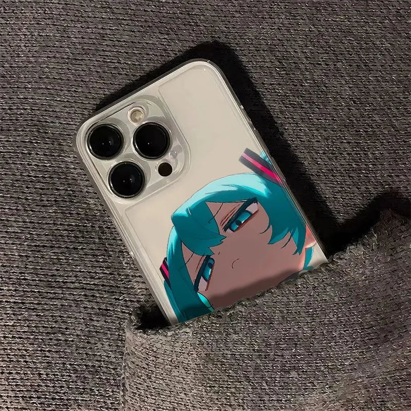 Anime Hatsune Miku Tpu Mobile Phone Case Suitable For Apple
