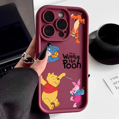 Winnie Piglet Tigger Cartoon Phone Case For iPhone