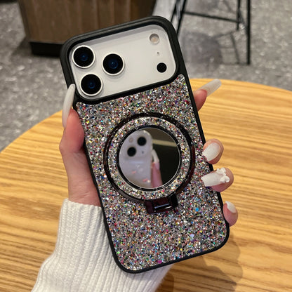 Luxury Glitter Mirror Phone Stand For iPhone