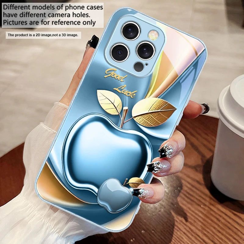 Apple Golden Leaves For iPhone