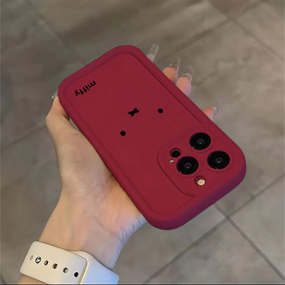 Cartoon Phone Case Soft TPU Miffys Kawaii Back Cover For iPhone
