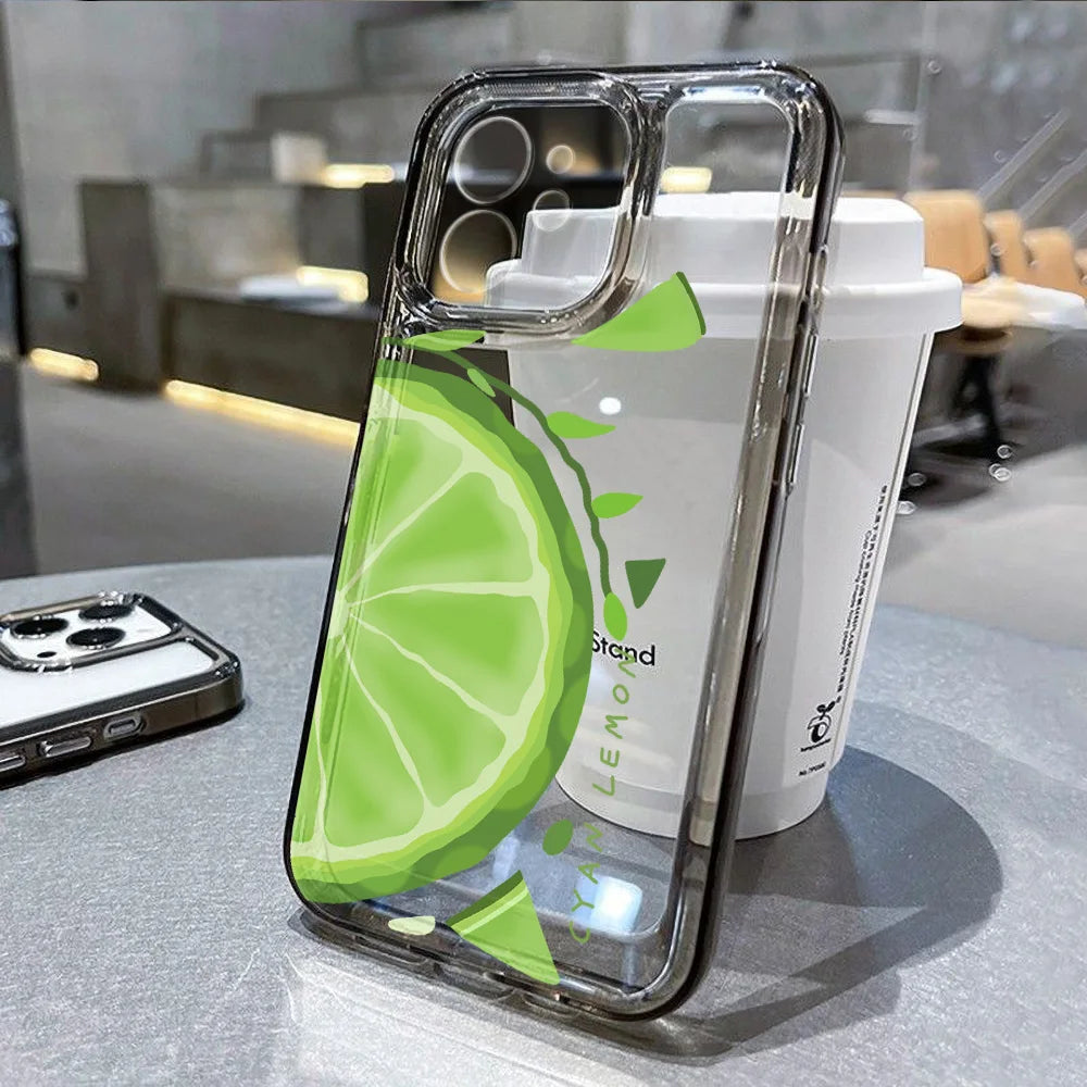 Shockproof Simple Letter Cover Soft Silicone Phone Case