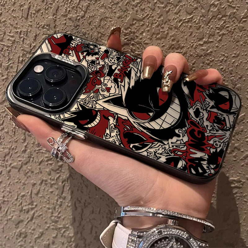 Anime Pokemon Gengar Phone Case For iPhone