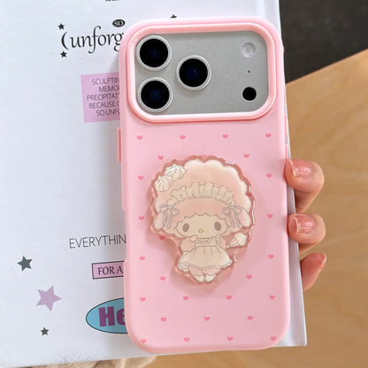 Cute IMD Melody Lamb Cloud Phone Case For iPhone