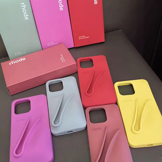 Luxury Lemontini Lipstick Make-up Soft Silicone Phone Case For iPhone