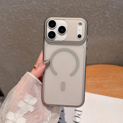Matte Corrugated For Magsafe Magnetic Wireless Charging Case For iPhone