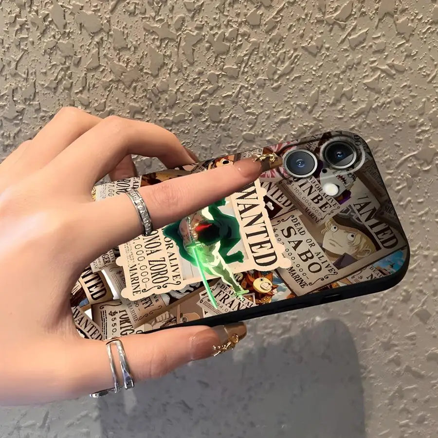 One Piece Anime Luffy Case For Apple iPhone