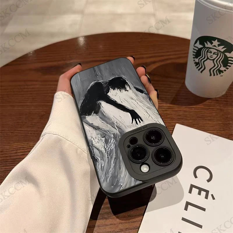 Oil Painting Art Phone Case For iPhone