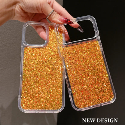 Luxury Bling Glitter Sequin Clear Phone Case For iPhone