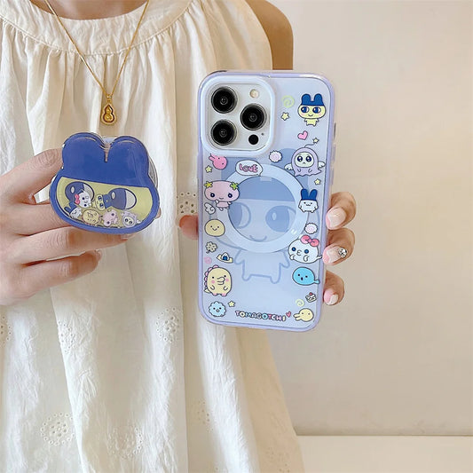 Funny Cartoon Magnetic Stand Phone Case