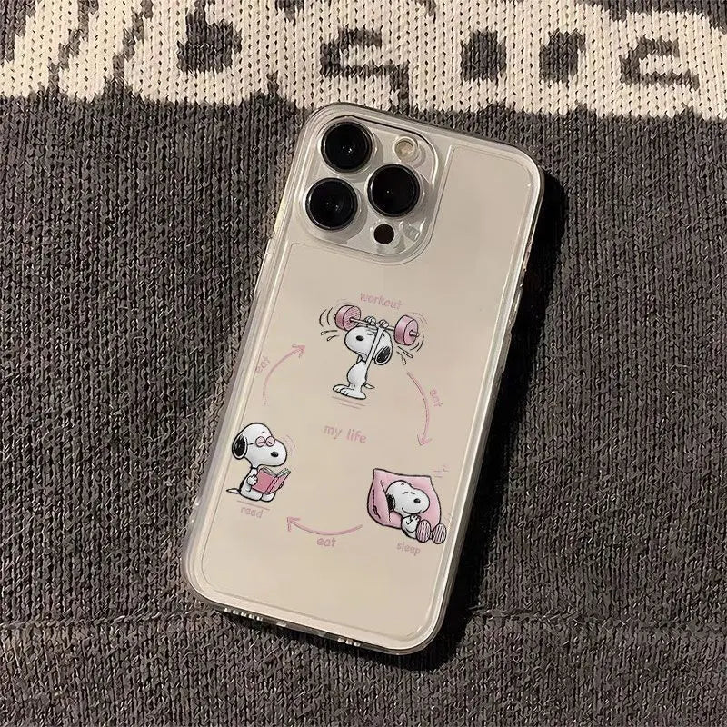 Creative Cartoon Character Snoopy Mobile Phone Case Suitable For iPhone