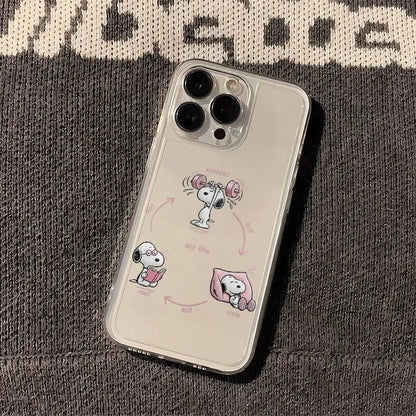 Creative Cartoon Character Snoopy Mobile Phone Case Suitable For iPhone