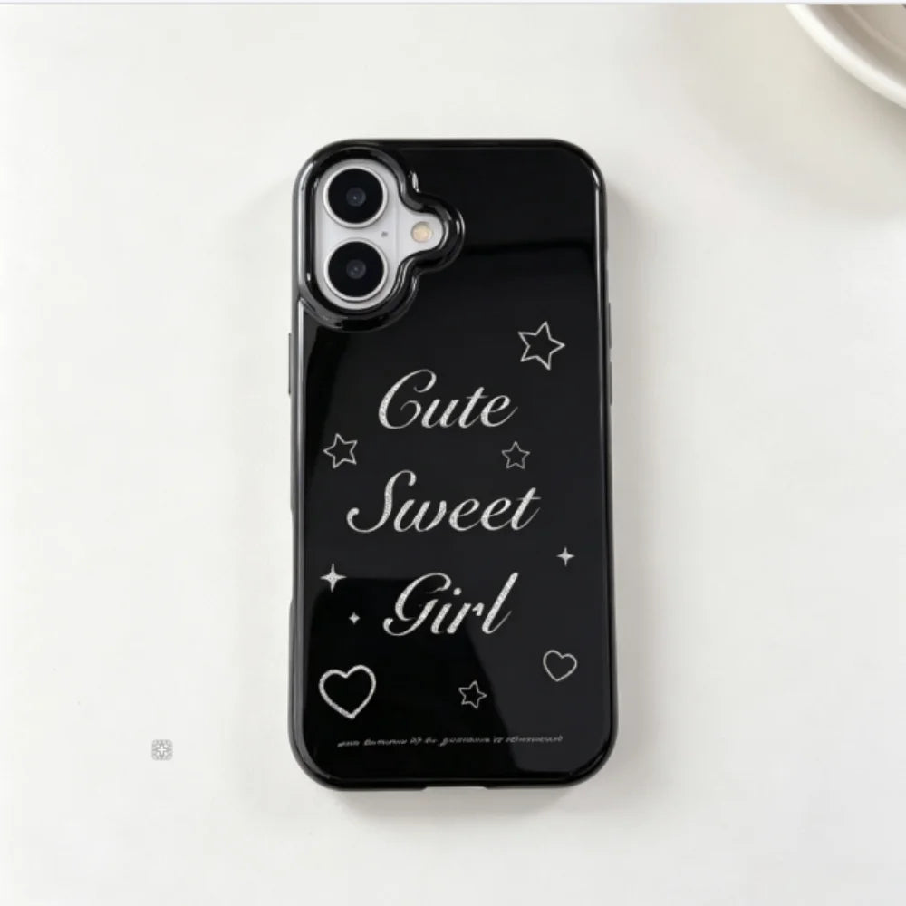 Luxury Cute Musical Note Sanrio Hello Kitty Sparkling Phone Case For iPhone