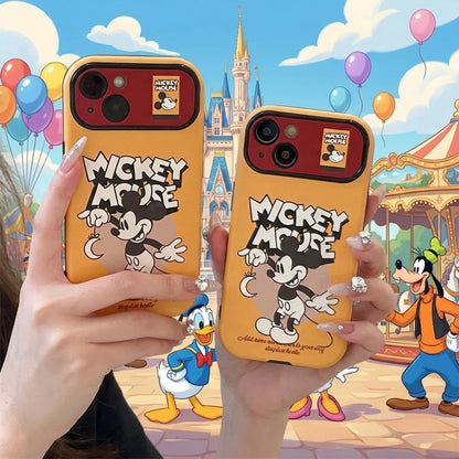 Fun Cartoon Mickey English Design Compatible With iPhone