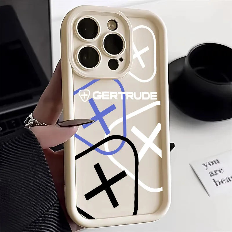 Fashion Luxury For Gertrudes Silicone Case For  iPhone