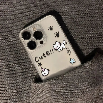 Bumper Clear Back Cover Cartoon Phone Case