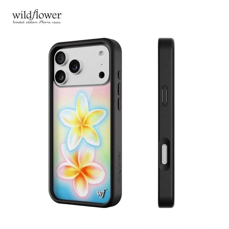 Wildflower Frangipani Pastel Plumeria Phone Case For iPhone