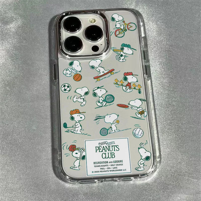New Sport Snoopys Green Phone Case For iPhone