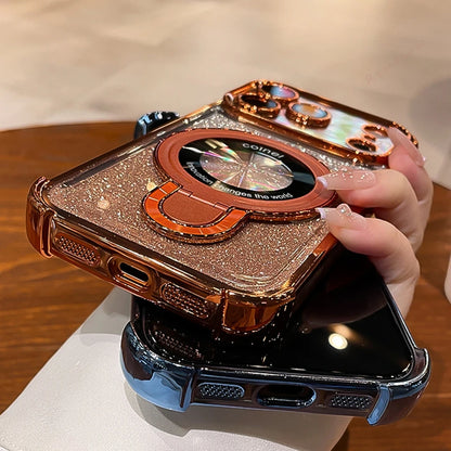 Magnetic Stand Phone Case For iPhone