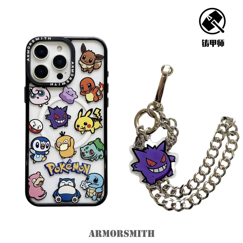 Luxury Pokemons Ditto Bulbasaur Phone Case For iPhone