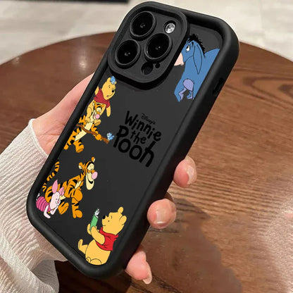 Winnie Piglet Tigger Cartoon Phone Case For iPhone