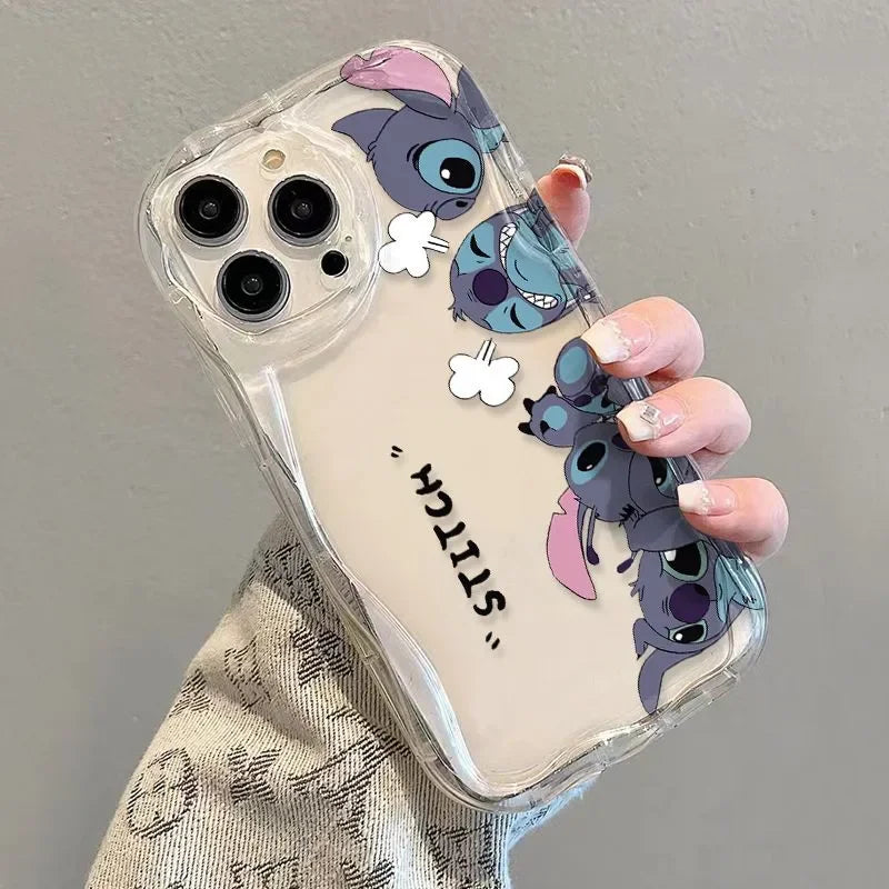 Stitch Naughty Angry Cute Phone Case For iPhone