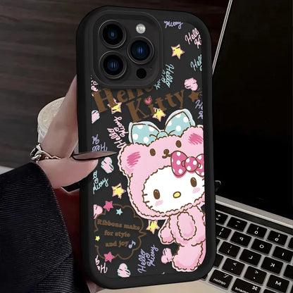 Hello Kitty Adorable Soft Phone Case For iPhone