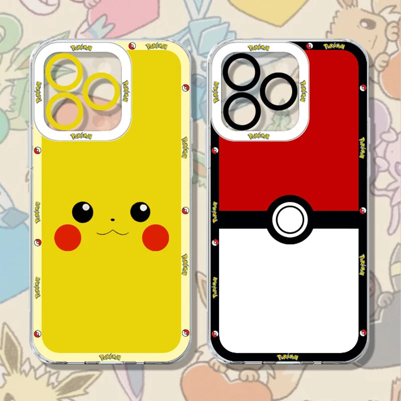Pikachu Gengar Charmander Squirtle Cute Case For iPhone