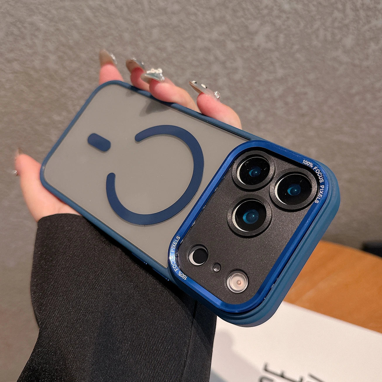 Clear Magnetic Phone Case For iPhone