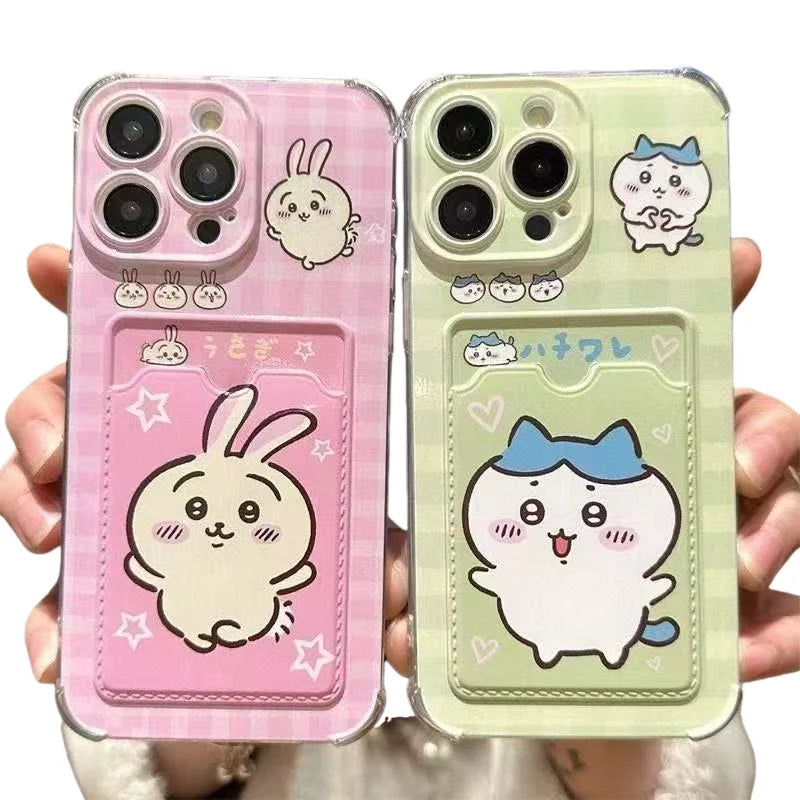 Anime Chiikawa Hachiware Usach Mobile Phone Case Available  For iPhone