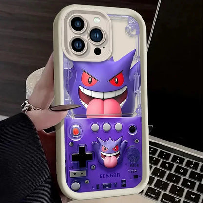 Pokemon Pikachu Gengar Game For iPhone Phone Case